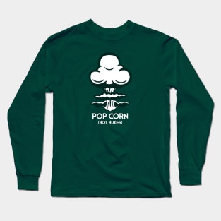 Pop Corn - Not Nukes (Green) Long Sleeve T-Shirt